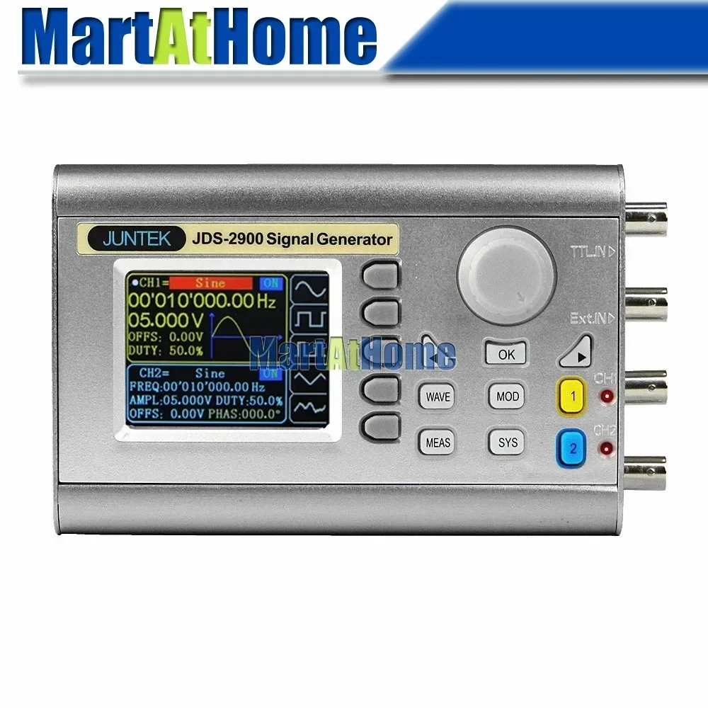 Dual Channel Arbitrary Waveform Function Generator 60Mhz - Digitaler Zweikanal-DDS-Signalgenerator mit beliebiger Wellenform, 15
