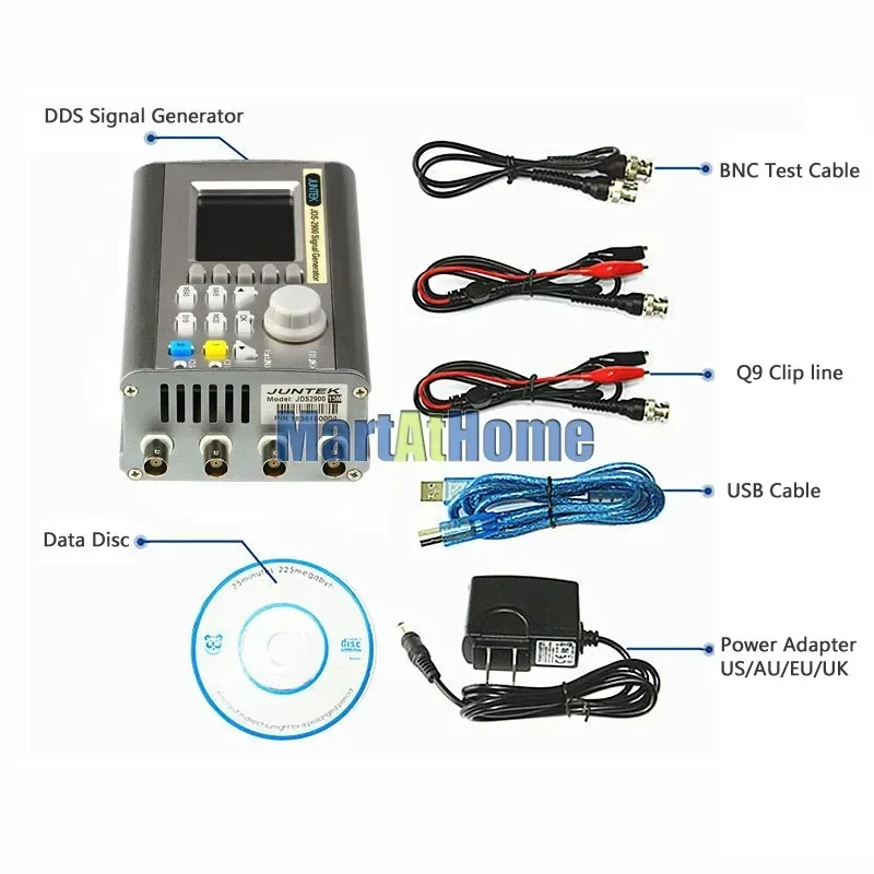 Digitaler Zweikanal-DDS-Signal – Dual Channel Arbitrary Waveform Function Generator 60Mhz Bewertung und Preis